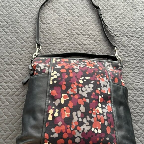 USED Coach Park Splatter Print Hobo Bag, F32893 - Picture 7 of 13